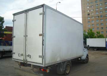 'ГАЗель' с фургоном объемом 18 кубических метров
