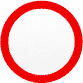 Дорожный знак - Движение запрещено